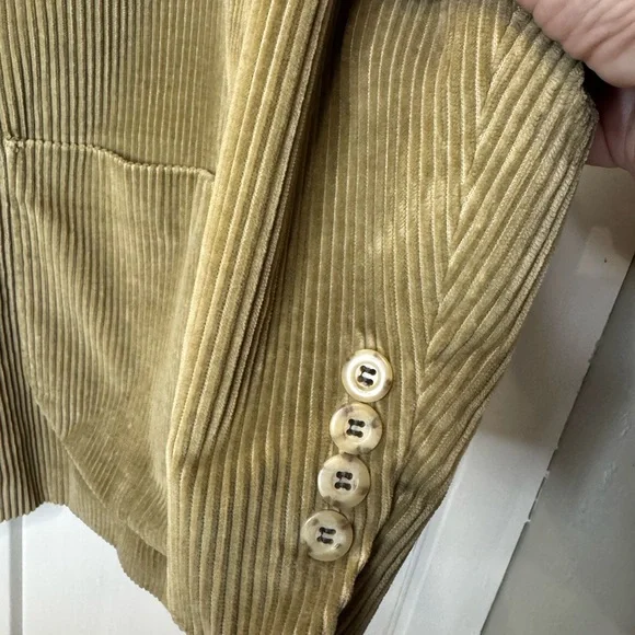 Vintage Holbrook Blazer Mens 44R Tan Corduroy blazer - Picture 3 of 13